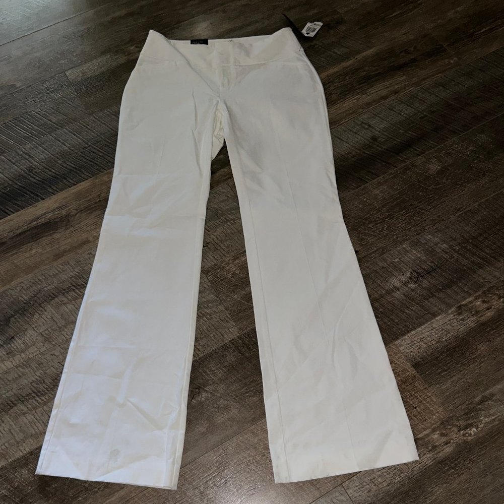 INC International Concepts White Wide Leg Pants